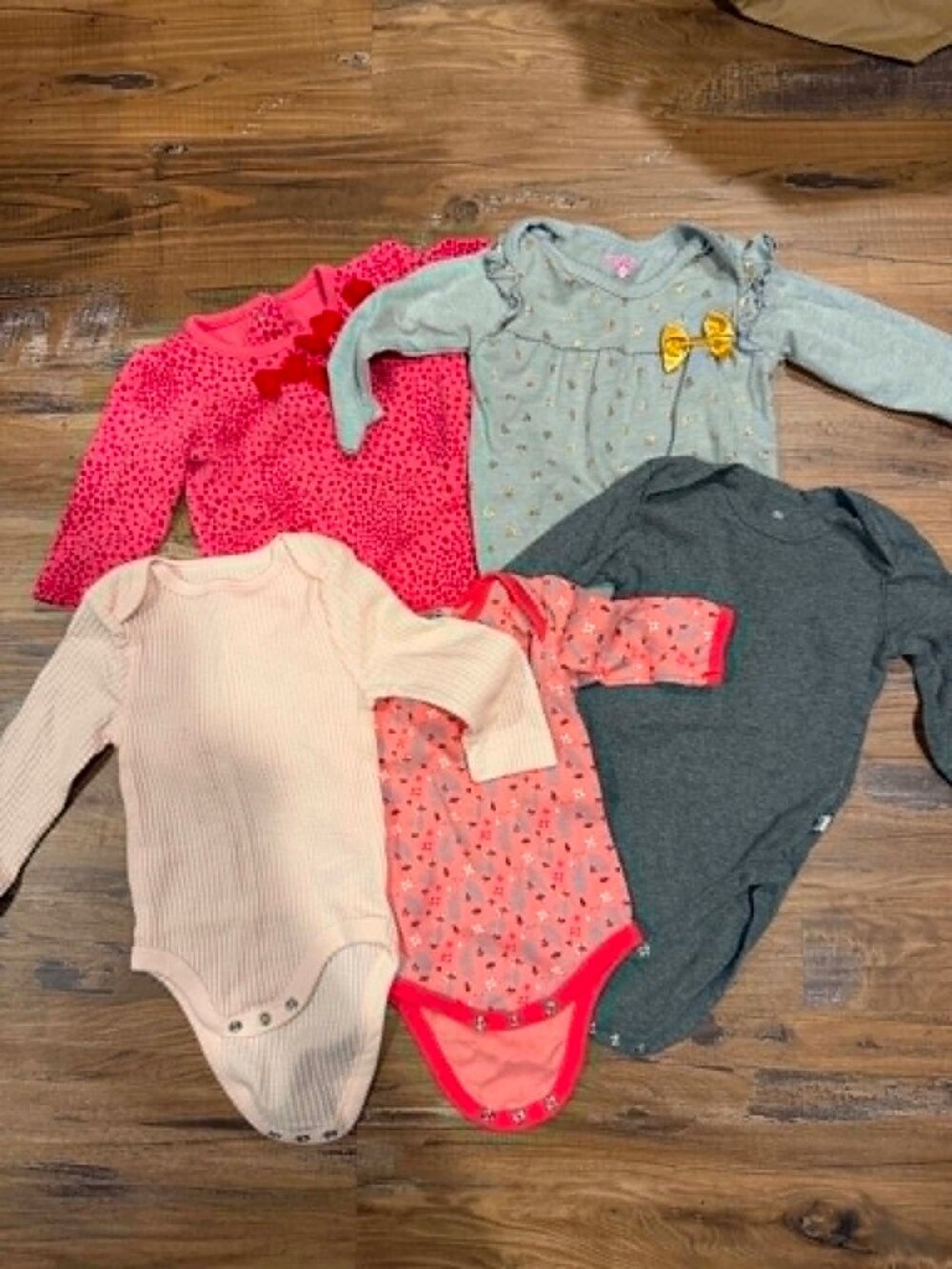 Baby Girl Bodysuit Bundle 6-9 Months